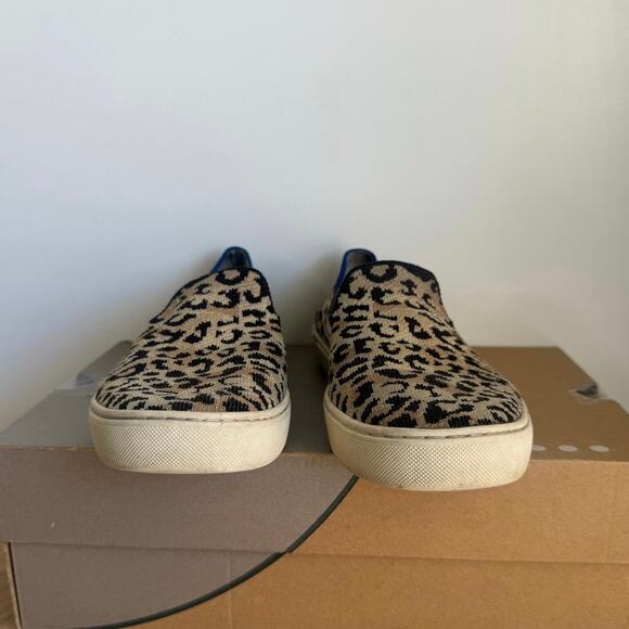 Rothy’s Leopard Print Women Slip On Shoes- SZ 9 - Picture 6 of 9